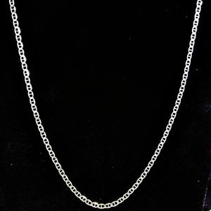925 silver curb necklace